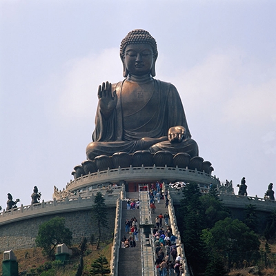 长春园林铸铜佛雕塑